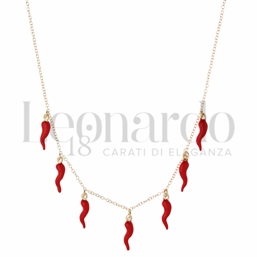 Forma o finitura Corno Napoletano in Oro Giallo da 3,8gr.