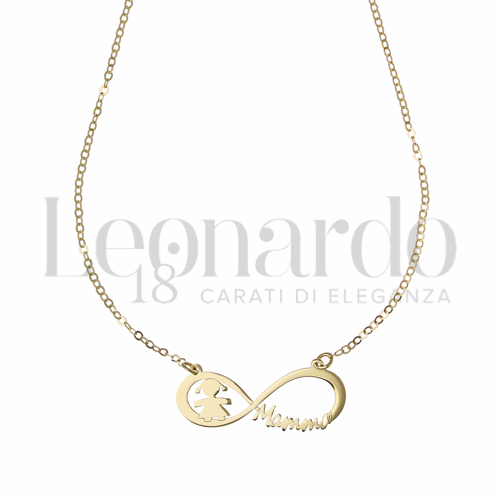 Forma o finitura Infinito in Oro Giallo da 1,8gr.