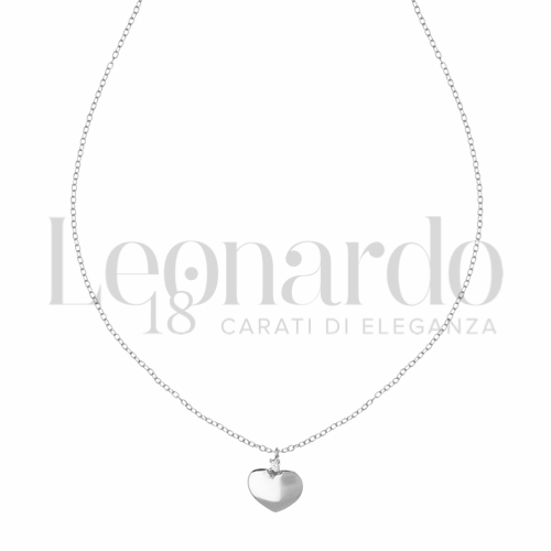 Collane Collana Colorful Collection da Donna in Oro 18 Carati Forma o finitura: Cuore Misura modello: Con catenina Lunghezza: 42 cm riduzione a 40 1,9g