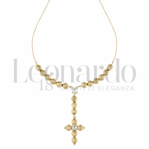 Forma o finitura Diamantata con Zircone bianco in Oro Giallo da 4,3gr.