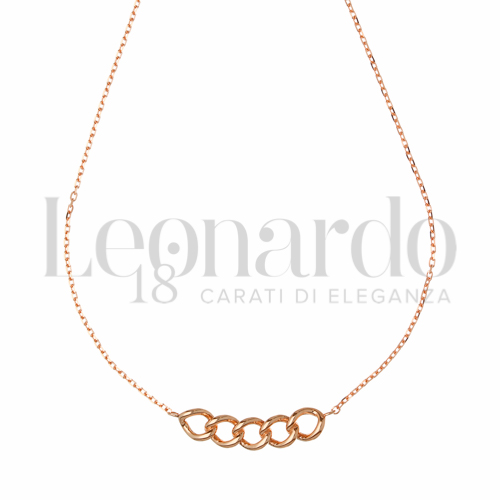 Forma o finitura Lucida con Zircone bianco in Oro Rosa da 3gr.