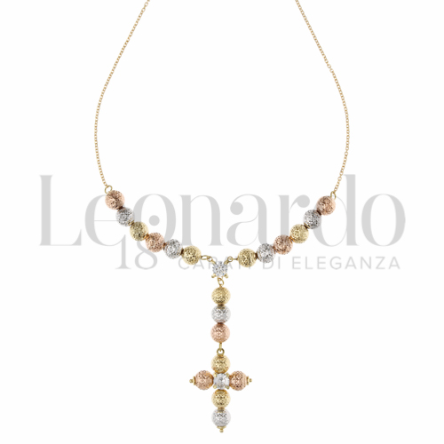 Forma o finitura Diamantata con Zircone bianco in Oro Giallo, Oro Bianco e Oro Rosa da 4,5gr.