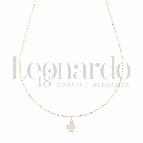 Forma o finitura Farfalla con Madreperla in Oro Giallo da 1gr.