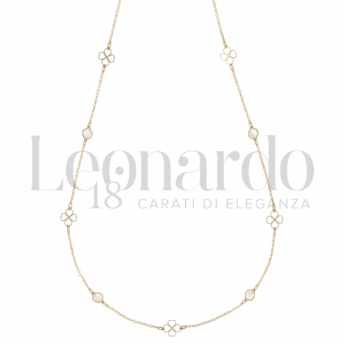 Forma o finitura Tondo con Madreperla in Oro Giallo da 1,9gr.