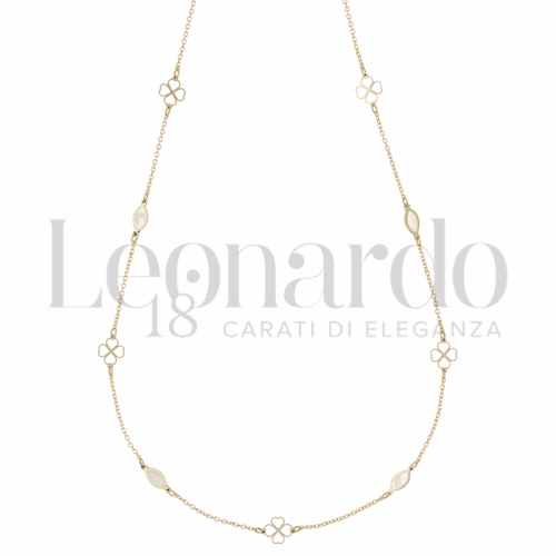 Forma o finitura Foglia con Madreperla in Oro Giallo da 1,9gr.