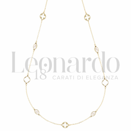 Forma o finitura Ovale con Madreperla in Oro Giallo da 2,2gr.