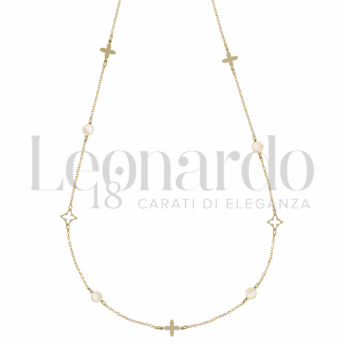 Forma o finitura Tondo con Madreperla in Oro Giallo da 1,9gr.