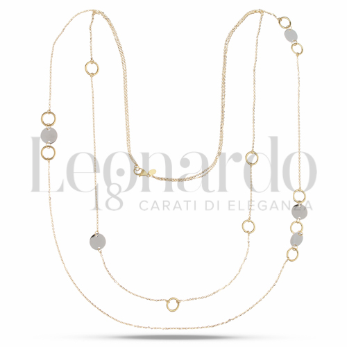 Finitura o forma Tondo in Oro Giallo e Oro Bianco da 10gr.