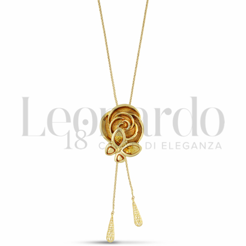 Finitura o forma Fiore e Farfalla in Oro Giallo da 15,4gr.