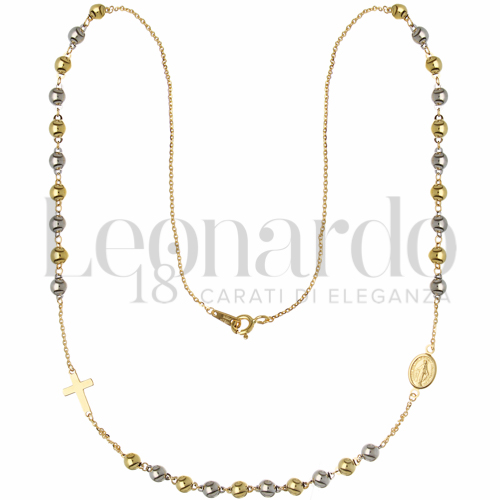 4 mm Diametro sfere in Oro Giallo e Oro Bianco da 3,8gr.