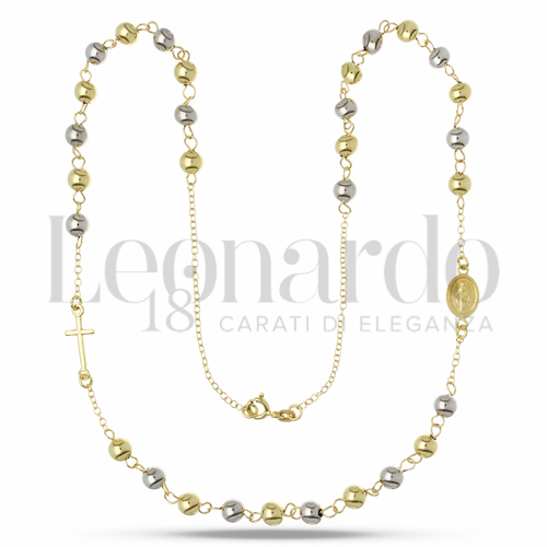 5 mm Diametro sfere in Oro Giallo e Oro Bianco da 6,1gr.