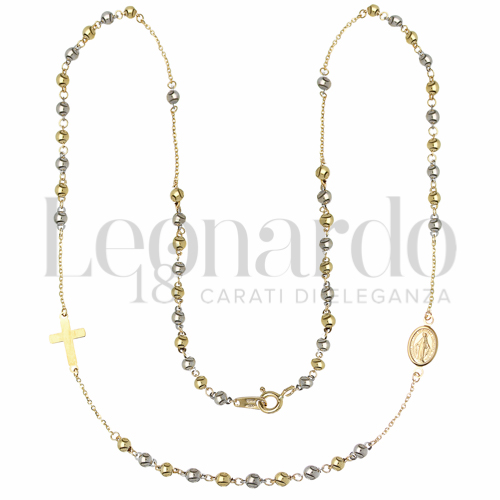 3 mm Diametro sfere in Oro Giallo e Oro Bianco da 4,2gr.