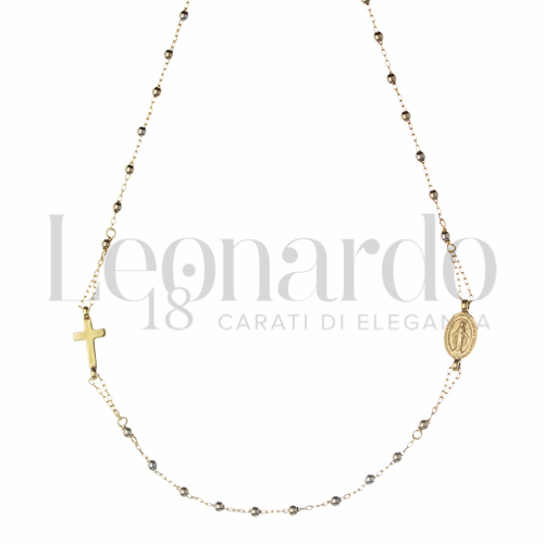 2 mm Diametro sfere in Oro Giallo e Oro Bianco da 2,4gr.