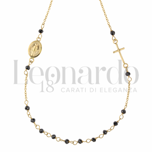 3 mm Diametro sfere con Spinelli in Oro Giallo da 4gr.