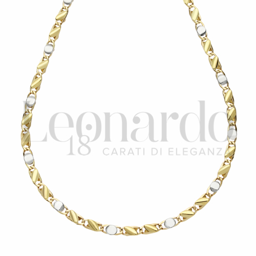 in Oro Giallo e Oro Bianco da 7,3gr.