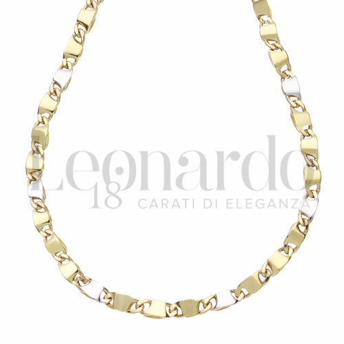 in Oro Giallo e Oro Bianco da 15,1gr.