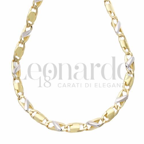 in Oro Giallo e Oro Bianco da 14,75gr.