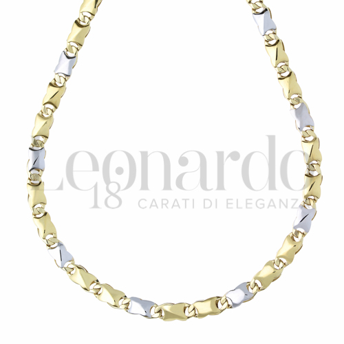 in Oro Giallo e Oro Bianco da 15,5gr.