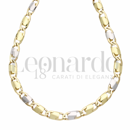 in Oro Giallo e Oro Bianco da 15,3gr.