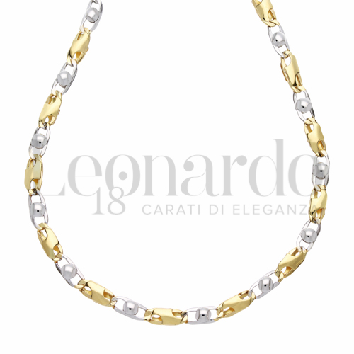 in Oro Giallo e Oro Bianco da 10,5gr.