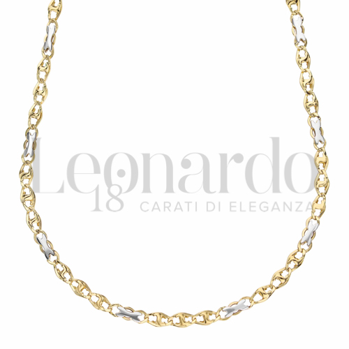 Micro in Oro Giallo e Oro Bianco da 6,4gr.