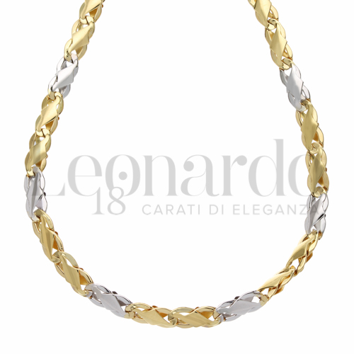 in Oro Giallo e Oro Bianco da 18,4gr.