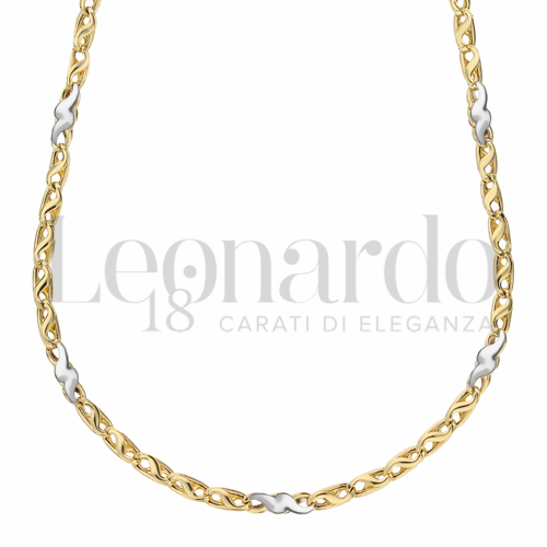Leggera in Oro Giallo e Oro Bianco da 9,5gr.