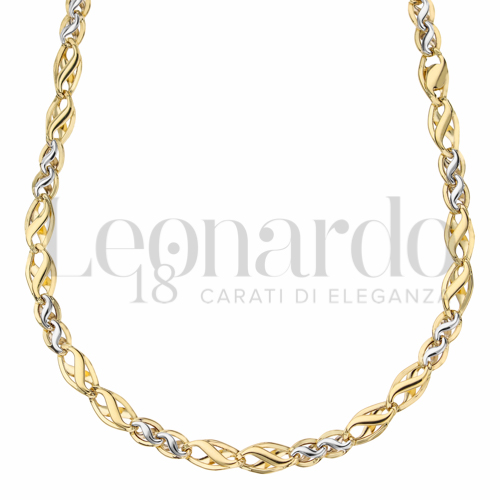 Media in Oro Giallo e Oro Bianco da 11,9gr.