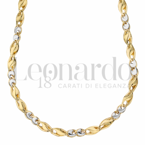 Media in Oro Giallo e Oro Bianco da 11,6gr.