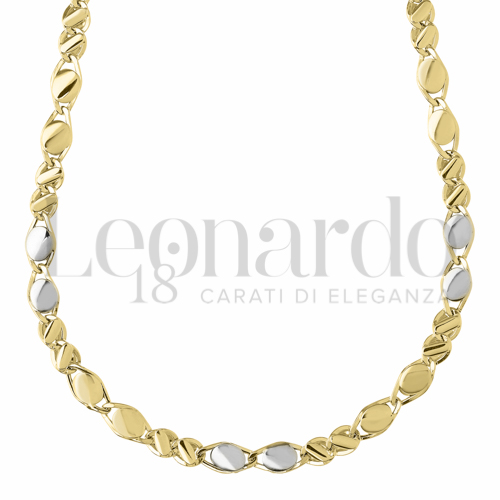 Media in Oro Giallo e Oro Bianco da 13,9gr.