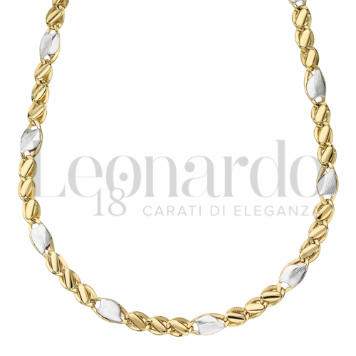 Media in Oro Giallo e Oro Bianco da 11,6gr.