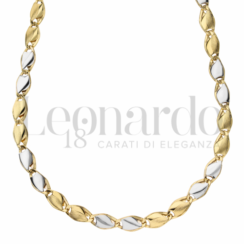 Media in Oro Giallo e Oro Bianco da 11,9gr.
