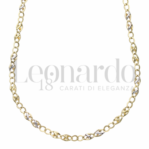 Micro in Oro Giallo e Oro Bianco da 3,8gr.