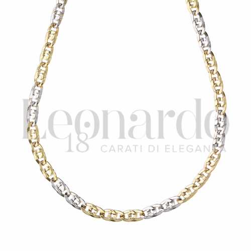 Filo 100 in Bicolore di Lega Rodiato da 14,4gr.