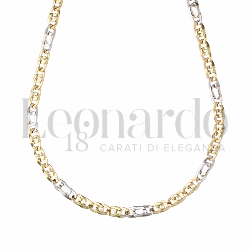 Filo 100 in Bicolore di Lega Rodiato da 14,2gr.
