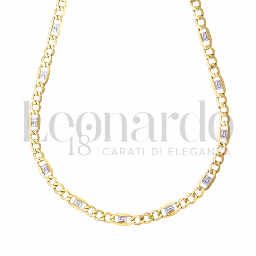 Filo 100 in Bicolore di Lega Rodiato da 8,4gr.