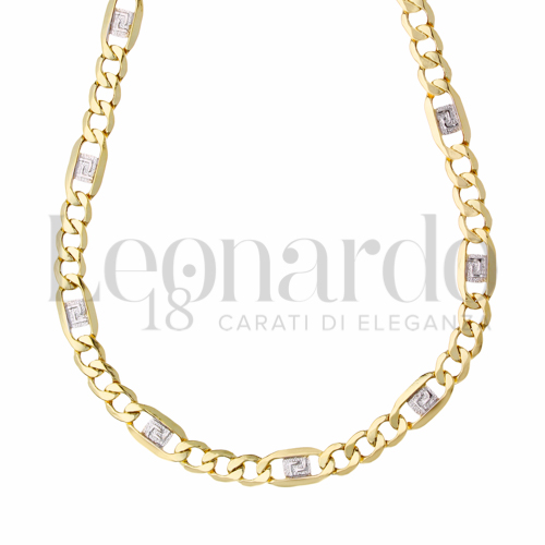 Filo 120 in Bicolore di Lega Rodiato da 13,9gr.