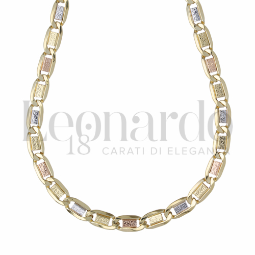 Filo 120 in Oro Giallo, Oro Bianco e Oro Rosa da 19,5gr.