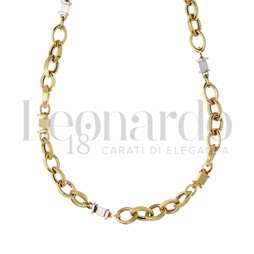 in Oro Bianco e Oro Giallo da 15,2gr.