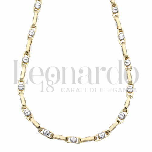 in Oro Giallo e Oro Bianco da 18,6gr.
