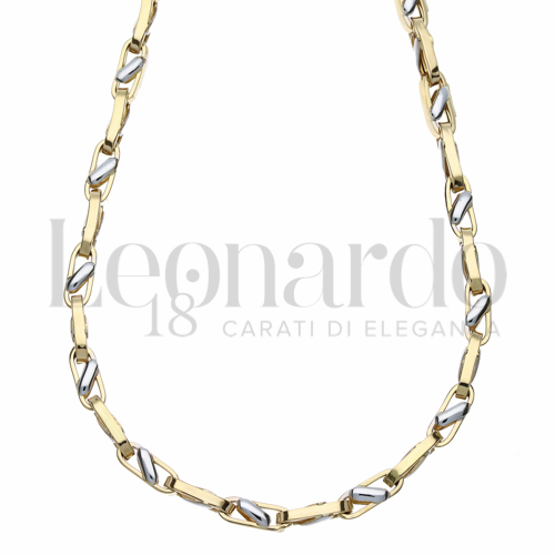 in Oro Giallo e Oro Bianco da 17,8gr.