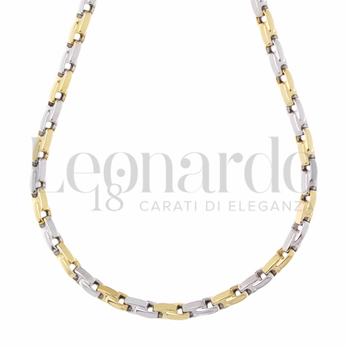 in Oro Giallo e Oro Bianco da 18,2gr.