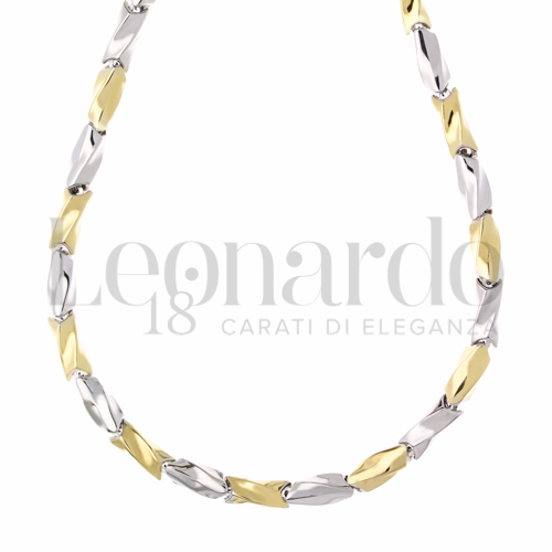 in Oro Giallo e Oro Bianco da 22,4gr.