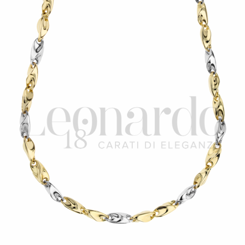 in Oro Giallo e Oro Bianco da 14,8gr.