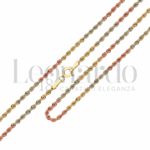 Filo 40 in Oro Giallo, Oro Bianco e Oro Rosa da 3,5gr.