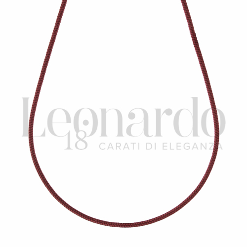 Collane Collana in Seta Indiana Oro 18 Carati Lunghezza: 50 cm Chiusura: Anello a molla 0g