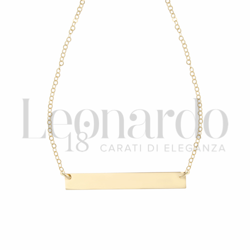 1° misura: 35 x 5 mm in Oro Giallo da 2,1gr.