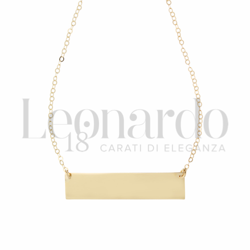 2° misura: 35 x 8 mm in Oro Giallo da 2,5gr.
