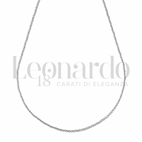 60 cm in Oro Bianco da 8,7gr.