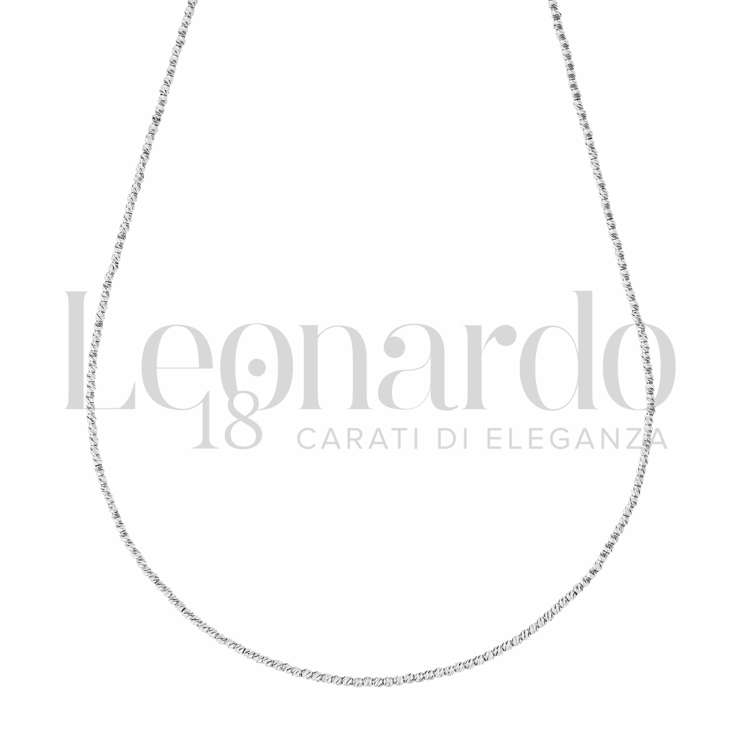 60 cm in Oro Bianco da 5,2gr.